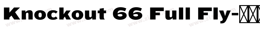 Knockout 66 Full Fly字体转换